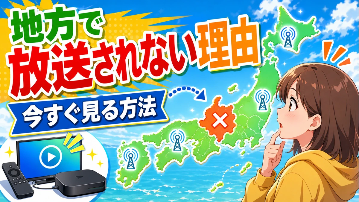 電波が届かない地域と、回線でつながる様子