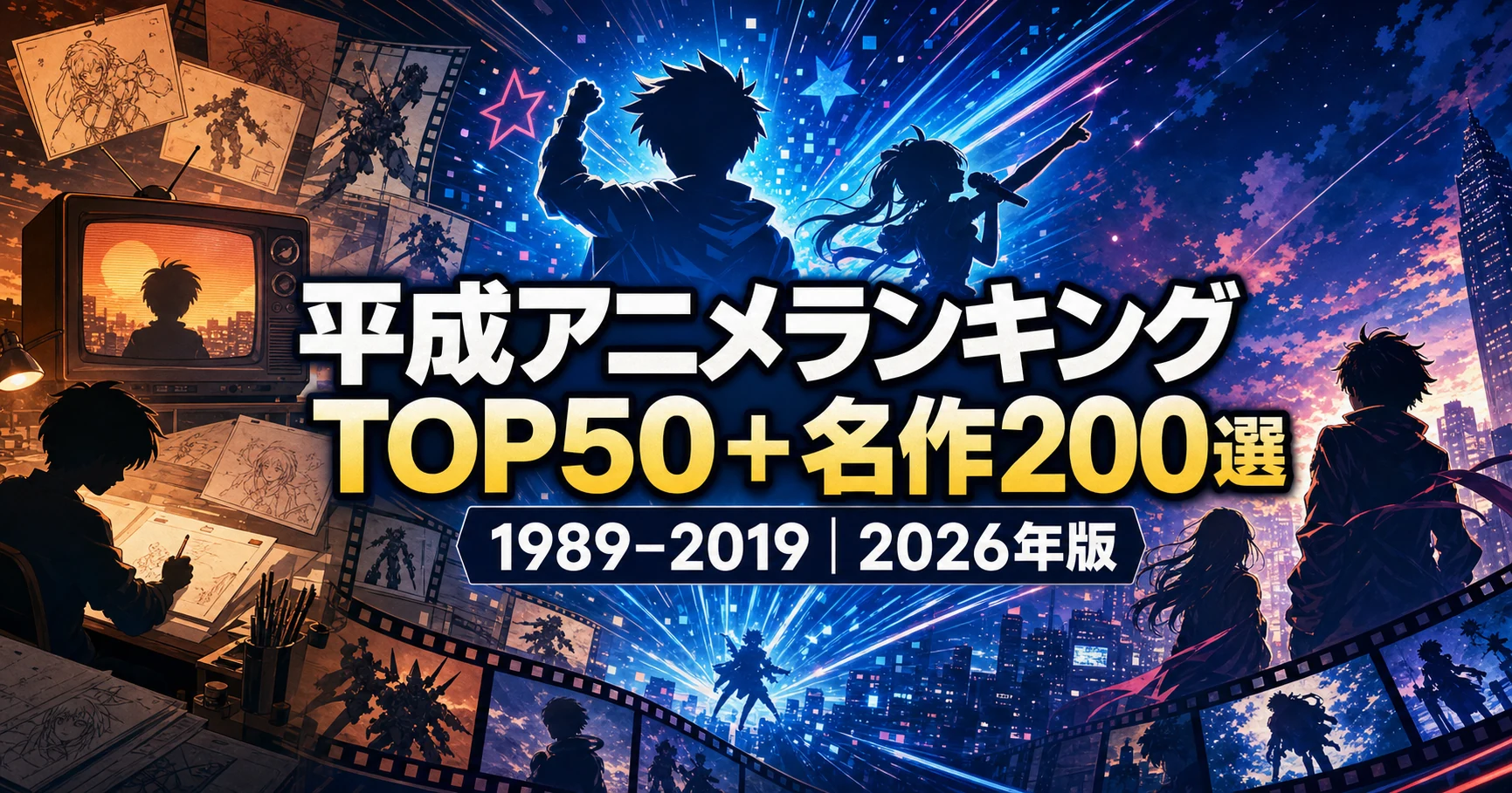 平成アニメランキングTOP50＋名作200選【1989～2019年・2026年版】